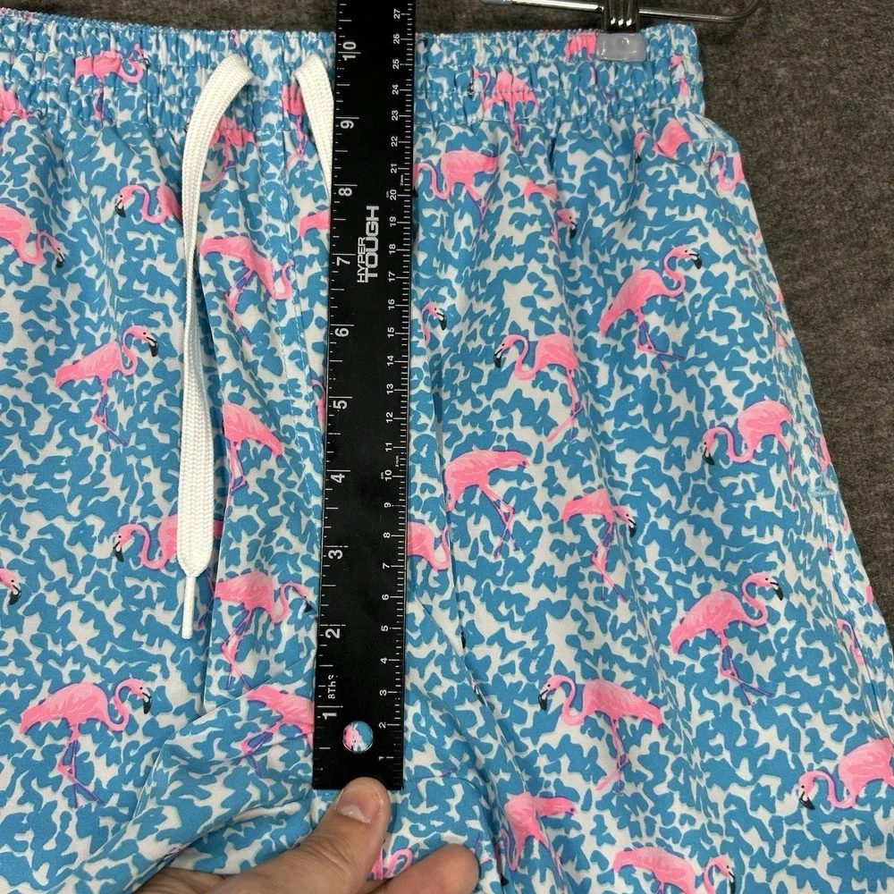 Chubbies Swim Trunks Mens S Blue‎ Domingos Are For Flamingos Lined 5.5